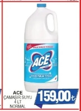 Ace Çamaşir Suyu 4 Lt Normal