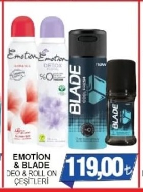 Emotion & Blade Deo & Roll On Çeşitleri