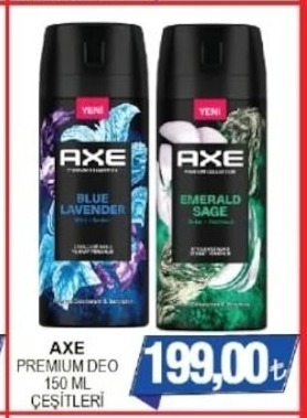 Axe Premium Koleksiyon Deodorant 150Ml Çeşitleri
