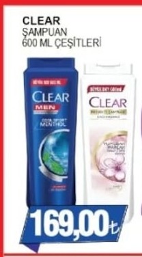 Clear Men Cool Sport Menthol Şampuan 600 Ml