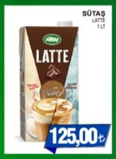 Sütaş Latte 1 Lt