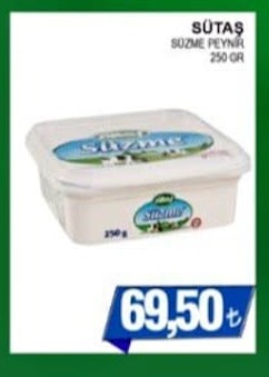 Sütaş Süzme Peynir 250 Gr