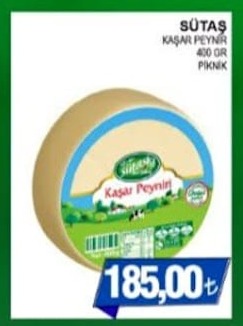 Sütaş Kaşar Peyniri 400 Gr