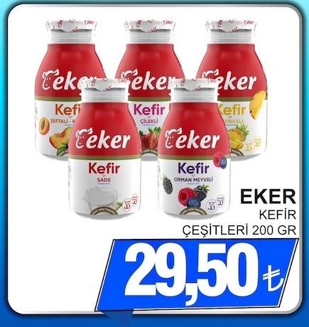 Eker Kefir Çeşitleri 200 Gr