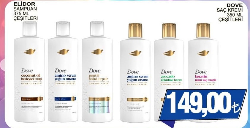 Dove Saç Kremi 350 Ml Çeşitleri