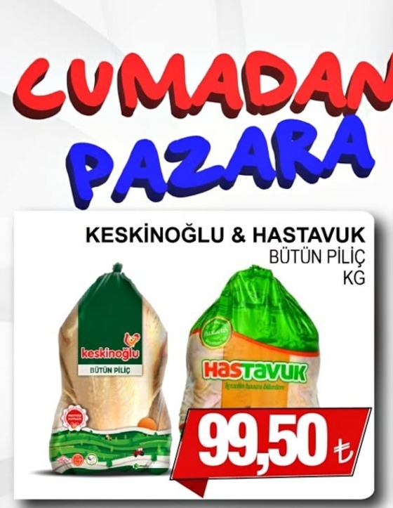 Keskinoglu & Hastavuk Bütün Piliç 1Kg