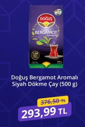 Doğuş Bergamot Aromalı Siyah Dökme Çay (500 G)