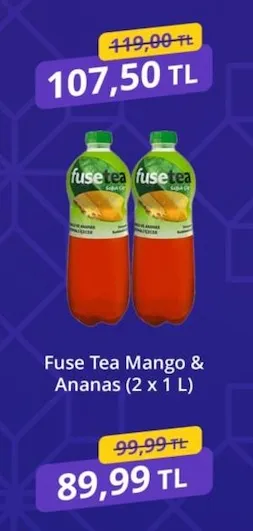 Fuse Tea Mango & Ananas (2 X 1 L)