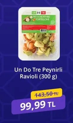 Un Do Tre Peynirli Ravioli (300 G)