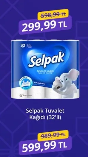 Selpak Tuvalet Kağıdı (32'Li)