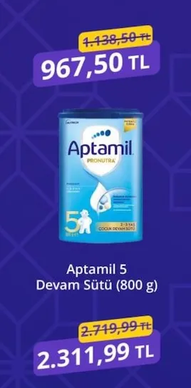 Aptamil 5 Devam Sütü (800 G)