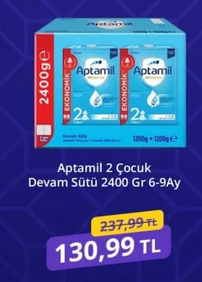 Aptamil 2 Çocuk Devam Sütü 2400 Gr 6-9 Ay