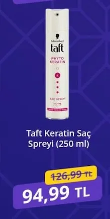 Taft Keratin Saç Spreyi 250 Ml