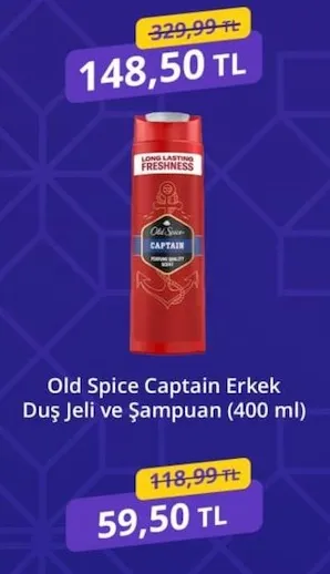 Old Spice Captain Erkek Duş Jeli Ve Şampuan 400 Ml