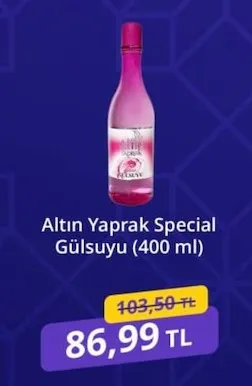 Altın Yaprak Special Gülsuyu (400 Ml)