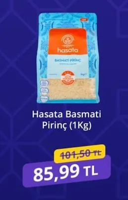 Hasata Basmati Pirinç (1Kg)