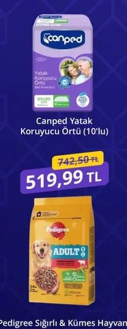 Canped Yatak Koruyucu Örtü (10'Lu)