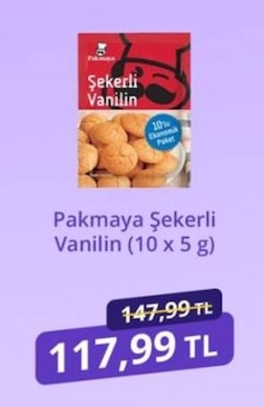 Pakmaya Şekerli Vanilin (10 X 5 G)