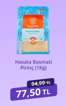 Hasata Basmati Pirinç (1Kg)