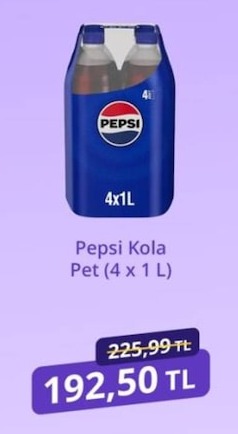 Pepsi Kola Pet (4 X 1 L)