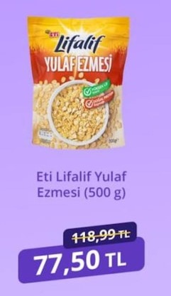 Eti Lifalif Yulaf Ezmesi (500 G)