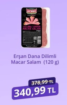 Erşan Dana Dilimli Macar Salam (120 G)