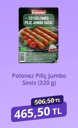 Polonez Piliç Jumbo Sosis (320 G)