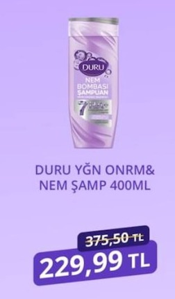 Duru Yğn Onrm & Nem Şamp 400Ml