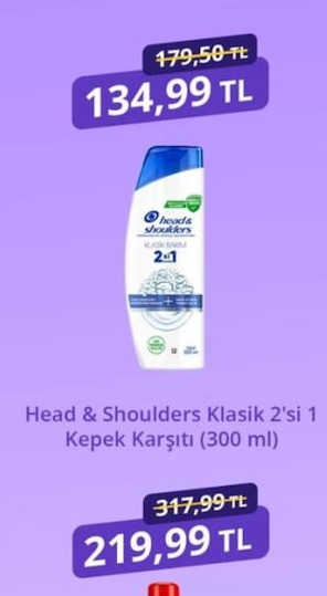 Head & Shoulders Klasik 2'Si 1 Kepek Karşıtı (300 Ml)