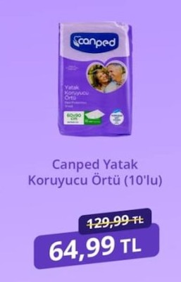 Canped Yatak Koruyucu Örtü (10'Lu)