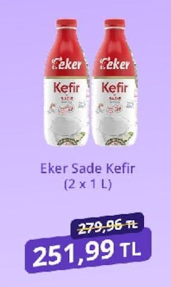 Eker Sade Kefir (2 X 1 L)