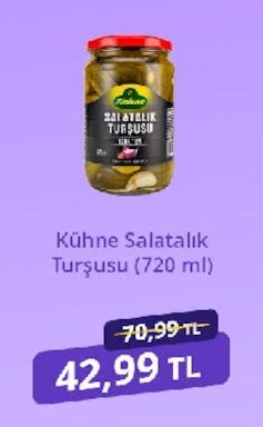 Kühne Salatalık Turşusu (720 Ml)