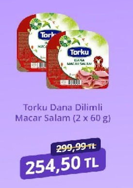 Torku Dana Dilimli Macar Salam (2 X 60 G)