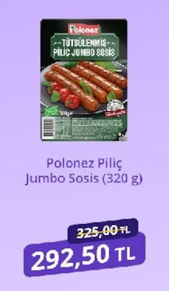 Polonez Piliç Jumbo Sosis (320 G)