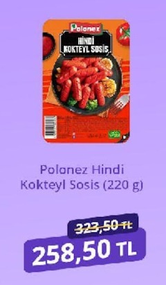 Polonez Hindi Kokteyl Sosis (220 G)