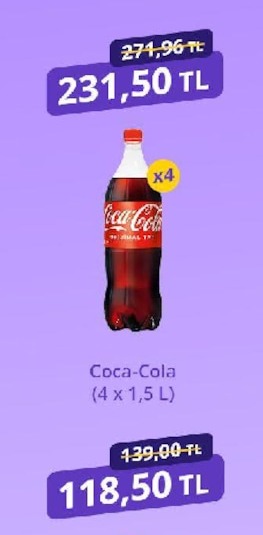 Coca-Cola (4 X 1,5 L)