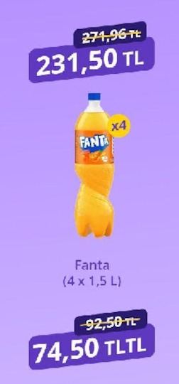Fanta (4 X 1,5 L)