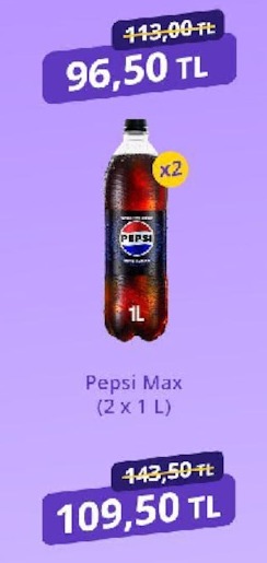 Pepsi Max (2 X 1 L)