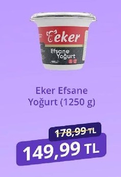 Eker Efsane Yogurt 1250G