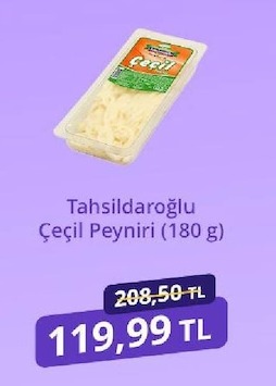 Tahildaroğlu Çeçil Peyniri (180 G)
