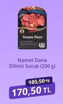 Namet Dana Dilimli Sucuk (200 G)