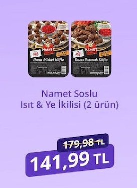 Namet Soslu Isıt & Ye İkilisi (2 Ürün)