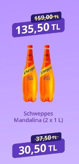 Schwppes Mandalina (2 X 1 L)