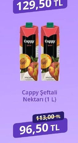 Cappy Şeftali Nektarı (1 L)