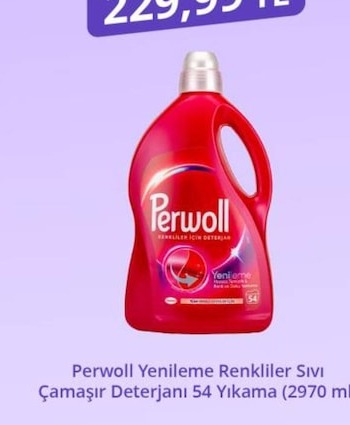 Perwoll Yenileme Renkliler Sıvı Çamaşır Deterjanı 54 Yıkama (2970 Ml)