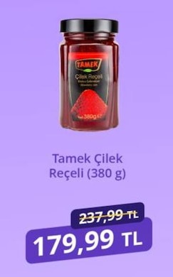 Tamek Çilek Reçeli (380 G)