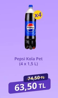 Pepsi Kola Pet (4 X 1,5 L)