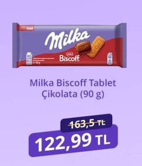 Milka Biscoff Tablet Çikolata (90 G)
