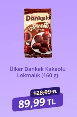 Ülker Dankek Kakaolu Lokmalık (160 G)