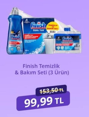 Finish Temizlik & Bakım Seti (3 Ürün)